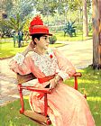 William Merritt Chase Famous Paintings - Afternoon in the Park